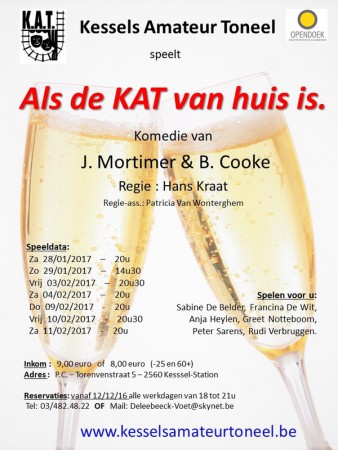2017 "Als de kat van huis is" van Mortimor en Cooke - Kessels Amateur Toneel